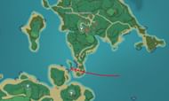 The second tree's location in Inazuma (Image via Sportskeeda)